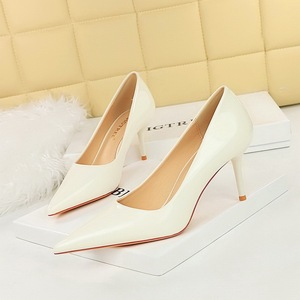 9.5CM/7CM Blue Bayan Ayakkabi Crystal Pointed Toe Stiletto High Luxury 2025 <b>Pump</b> Heels for Women Ladies - Product Image 5