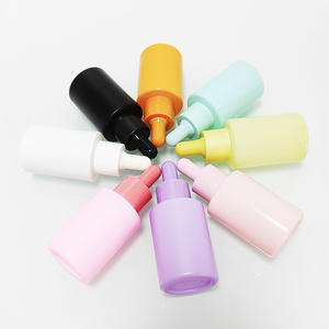 Бутылочки-капельницы для косметики, для ухода за кожей, с эфирным маслом, 30 мл, матовое стекло на плоских плечах, Новая косметическая упаковка, резиновая капельница - Product Image 4