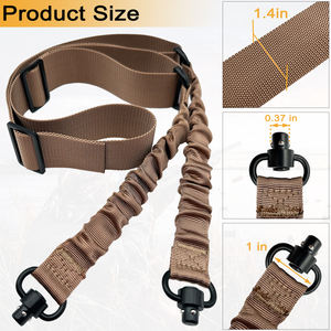 ซองหนังสติ๊กแบบพกพาสำหรับล่าสัตว์2จุดปรับได้สายไนลอนทนทานตะขอโลหะปล่อยเร็ว QD - Product Image 2