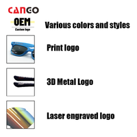 Lunettes de soleil Cango en gros avec logo personnalisé UV400 - Style mat unisexe, lunettes promotionnelles tendance