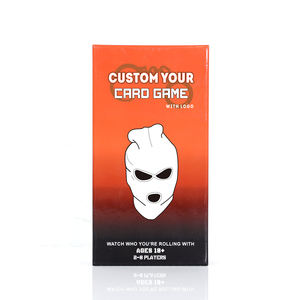 Impresión personalizada que crea un <span class=keywords><strong>juego</strong></span> <span class=keywords><strong>de</strong></span> cartas <span class=keywords><strong>de</strong></span> fiesta único y embalaje Fabricante <span class=keywords><strong>de</strong></span> juegos <span class=keywords><strong>de</strong></span> cartas Flash <span class=keywords><strong>de</strong></span> crimen <span class=keywords><strong>de</strong></span> prisión personalizados con caja y Chip - Product Image 2