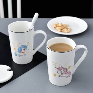 แก้วกาแฟรูปหัวใจสีชมพูน่ารัก ชุดของขวัญที่ดีที่สุด ขายส่งราคาถูก แก้วเปล่าสำหรับงานซับลิเมชั่น - Product Image 5