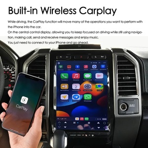 Radio Multimedia para Auto, Reproductor de Video Estéreo con GPS, Android 13, Pantalla Vertical Grande para Ford Raptor F150 F250 F350 F450 F650 2015 - 2019 - Product Image 4