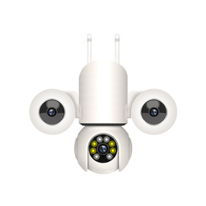 V380Pro Indoor Triple Lens 6MP <b>WiFi</b> PTZ Camera 1080P Night Vision Voice Intercom Memory Card Storage - Product Image 2