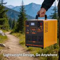 Alimentation portable de grande capacité 220 V, 1000 W, batterie d'urgence haute puissance pour la conduite autonome
