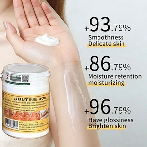 Crema per la Cura della Pelle Abutine 3C3 di Grado Professionale 250g |   Alfa Arbutina Niacinamide Acido Ialuronico |   Schiarisce e uniforma il tono della pelle per viso e corpo - Product Image 4