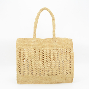 Sac fourre-tout en paille de raphia <span class=keywords><strong>Maxi</strong></span> pour femme pour l'été et le printemps - Product Image 1