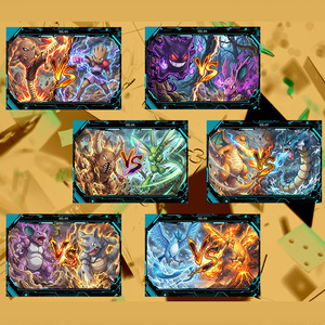 Cartes métalliques Pokémon de haute qualité en gros, illustrateur, <span class=keywords><strong>carte</strong></span> rare, anniversaire, fan art, rétro, accessoires, cadeau d'anime pour enfants, boîtes mystère - Product Image 4
