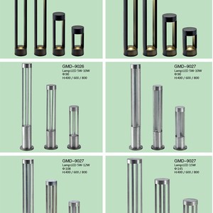 Lampe de jardin LED GMD-9011C 90/108/145mm 200/400/600/800mm Corps en métal Éclairage extérieur - Product Image 2