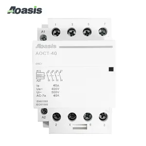 Aoasis Công Tắc Tơ Mô Đun Gia Dụng AOCT-40 Công Tắc Tơ Điều Khiển Tự Động GY GC 4P 4NO 127V 220V Mô-đun