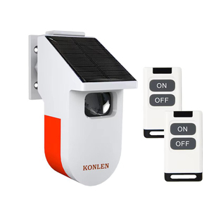 Konlen lò vi sóng năng lượng mặt trời PIR cảm biến báo động chuyển động, Vòng chuông cửa hồng ngoại khách truy cập chào đón chuông ngoài trời an ninh nhà - Product Image 1