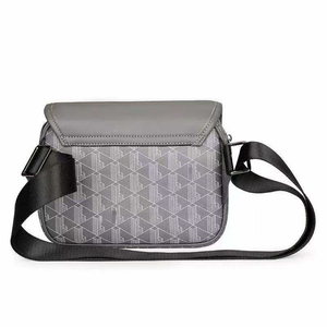 Borsa a Tracolla da Uomo in Ecopelle PU Stampa Coccodrillo, Borsa a Spalla Casual Monospalla <span class=keywords><strong>Messenger</strong></span> con Logo Personalizzato, Stile alla Moda per Estate e Primavera - Product Image 5