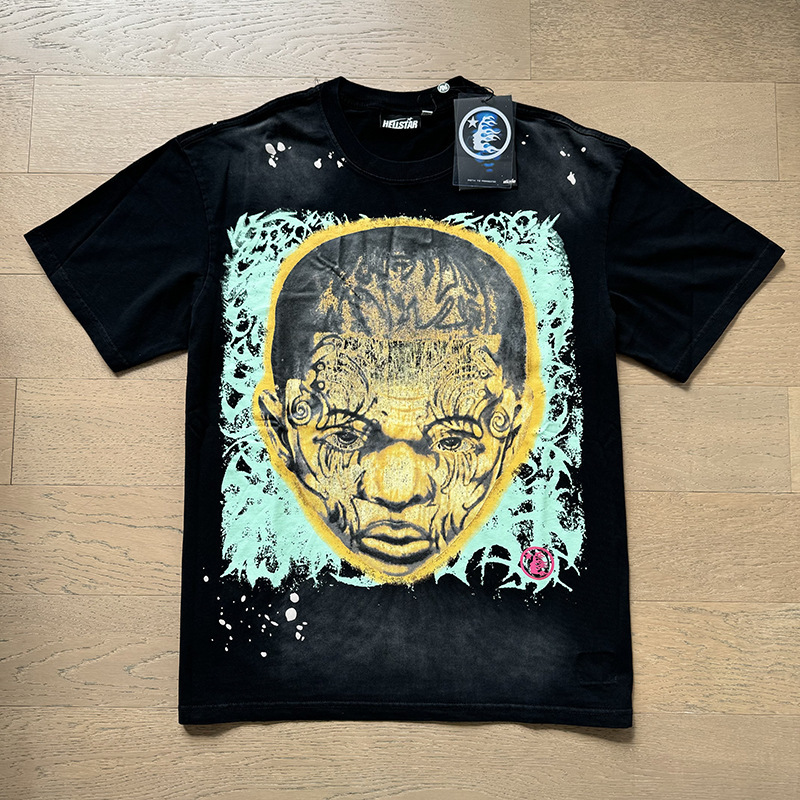 6716 washed black without white spots