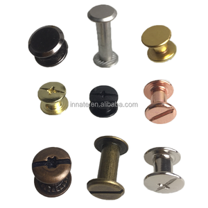 Tornillo de Chicago Personalizado Acero inoxidable Latón Tornillo de Chicago Poste de encuadernación Tornillo macho y hembra - Product Image 6