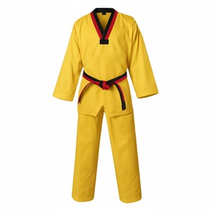 Ropa Deportiva de Artes Marciales, Uniformes de Taekwondo, Mangas Largas, Cuello en V, Trajes Deportivos, Uniformes de Taekwondo para Entrenamiento y Competencia de Combate - Product Image 6