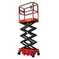 Cathaylift 3m Capacité de charge 300kg Hauteur maximale 4,8m Options multi-hauteurs Mini élévateur à ciseaux manuel électrique hydraulique en acier