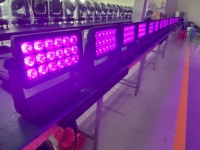 Luz LED para Exteriores IP65 con Batería, 18*20W RGBWAUV, Efecto Wash, Control DMX Inalámbrico por Wifi, para Fiestas, Eventos, DJ, Discotecas, Bodas