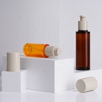 Flacon pompe pour crème cosmétique personnalisable avec logo, 30 ml, 80 ml, flacon en plastique pour lotion, sérum, emballage cosmétique
