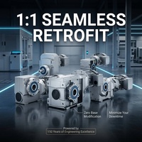 Motor Gearbox Helikal Innomotics D69 D89 3-Tahap In-line untuk Penanganan Material Berat