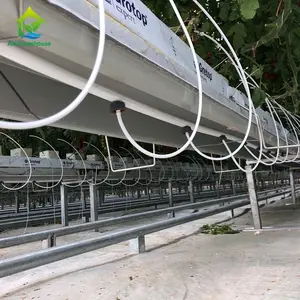 Greenhouse cultivo de legumes industrial tubulação de pvc sistemas hidroponia vertical e triângulo