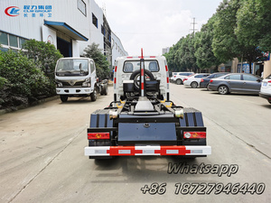 Foton 3-4-5 Tons Construction/Domestic Waste Micro Cargo <strong>Truck</strong> 4x2 Car Dump 3 Cubic Hook Arm <strong>Garbage</strong> New Right <strong>Mini</strong> <strong>Truck</strong> - Product Image 3