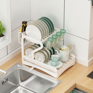 <b>Dish</b> Drying <b>Rack</b> Over Sink Kitchen Storage Shelf Metal <b>Rack</b> Storage Shelf Storage Holder and <b>Racks</b> - Product Image 3