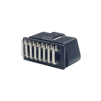 Connecteur mâle OBD II OBD 2 à 16 broches, coudé à 90 degrés, nickelé, SETOCONT ST-SOM-013B-X J1962