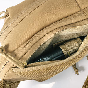 Bolsa Táctica de Pecho Ajustable e Impermeable para Exteriores, Nueva Bolsa Multifuncional para Hombro con Cierre de Cremallera - Product Image 3
