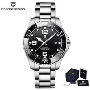 Montre mécanique automatique de luxe pour homme 1702, étanche 200 mètres, acier inoxydable, cadran saphir 42 mm - Product Image 1