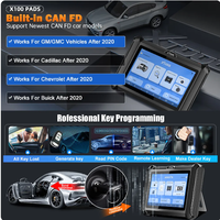 Herramienta de Diagnóstico OBD2 xtool X100 PADS con Programación de Llaves IMMO Automática CAN FD y Adaptación Universal - 2 Años de Actualización Gratuita