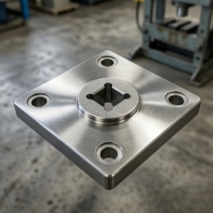 Solution de maintien de pièces industrielle personnalisée : Plaque de gabarit de perçage en acier de précision pour alignement précis des trous, modèle de fraisage métallique - Product Image 5