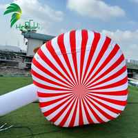 Modèle gonflable publicitaire en forme de ballon de maïs soufflé pour promotion extérieure