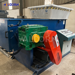 Automatic Single Shaft Shredder Machine PVC PET PP PE ABS Plastic Crusher with Gearbox for Construction Industries New Used - Product Image 6