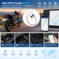 Mini traceur GPS dissimulé PT02, sans carte SIM, anti-brouillage et anti-perte pour le suivi de voitures et d'actifs