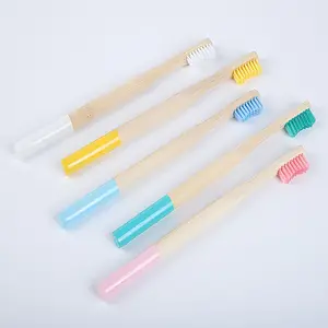 No plastic in handle more eco-friendly than traditional toothbrushes natural bamboo toothbrushes