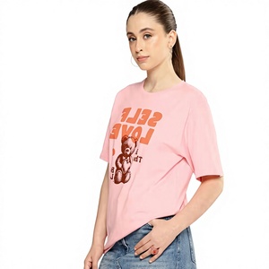 Camiseta Personalizada con Estampado de Autoestima para Mujer, Fabricante OEM ODM, Proveedor de Fábrica, Venta al Por Mayor, Diseño Personalizado, Marca Privada - Product Image 2