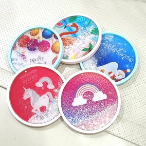 New Popular Promotional Gifts Liquid coaster Quicksand coaster