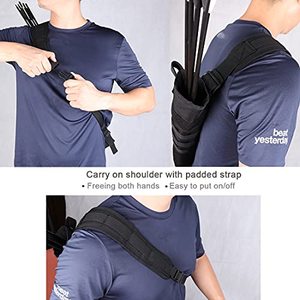 Estuche de Cuero Resistente para Tiro con Arco, Bolsa de Caza para Exteriores, Diseño Personalizado y Único, Organizador de Flechas - Product Image 6