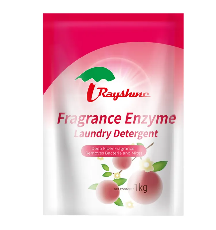 Rayshine penguat aroma buah dan bunga cair pembersih enzim alami pakaian Kustom 1kg