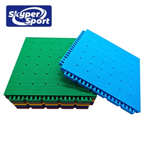 Baldosas de TPE de Alta Resistencia para Canchas de Baloncesto, Piso Deportivo Encastrable de Grado Profesional para Estadios Profesionales - Product Image 1