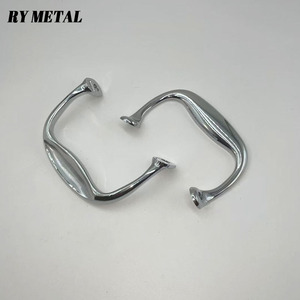 Poignée d'ustensiles de cuisine en alliage de zinc supérieur Poignée de poêle à frire en silicone antidérapante Remplacement de la poignée - Product Image 5