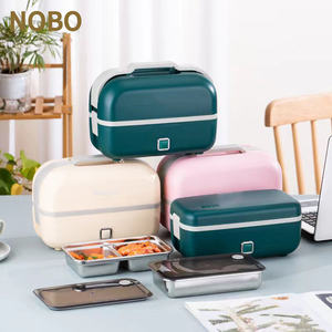 Portatile multifunzione a doppio strato Smart Food witherter in acciaio inox calda scatola da pranzo elettrica con porta pranzo - Product Image 4