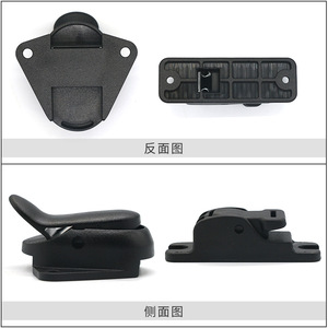 Clip de dossier de poussette H-115 H-116, matériau POM 25 mm, pliage en un clic, boucle de sécurité pour chaise haute - Product Image 2