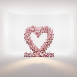 Arco Nuziale con Sfondo a <span class=keywords><strong>Cuore</strong></span>, Parete Floreale e Design Floreale Artificiale - Product Image 6