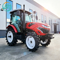 Tracteur agricole 4x4 Euro 5 CE EPA 50 CV 60 CV 70 CV 80 CV Mini tracteurs agricoles multifonctionnels légers