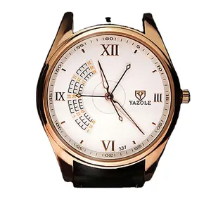 YAZOLE H 337 yeni varış lüks erkekler İş saatler son kuvars kol saati erkekler için tasfiye satışı
