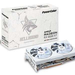 Tout nouveau POWERCOLOR Hellhound Spectral Blanc AMD Radeon RX 6650 Xt Vente chaude Carte graphique amd Rx 6650xt - Product Image 1