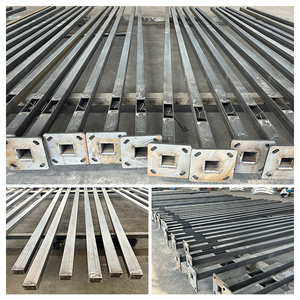 メーカー正方形4m 5m 6m 8m 10m 12m亜鉛メッキ鋼屋外ランプポールポストLedソーラー商用駐車場ライトポール - Product Image 2