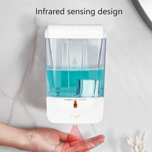 Nuevo Dispensador de Jabón Automático sin Contacto de Gran Capacidad de 700 ml, Dispensador con Sensor Infrarrojo a Prueba de Agua, con Batería, para Baño - Product Image 1