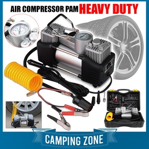 Heavy Duty Double Cylinder Tyre Portable Pump 12v <b>Car</b> Compressor Tire <b>Inflators</b> SR02-014 Tyre SR02-014 SR02-01 - Product Image 3